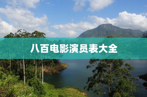 八百电影演员表大全