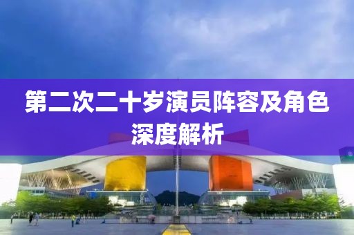 第二次二十岁演员阵容及角色深度解析