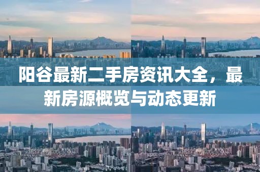 阳谷最新二手房资讯大全，最新房源概览与动态更新