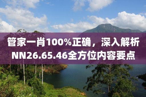 管家一肖100%正确，深入解析NN26.65.46全方位内容要点