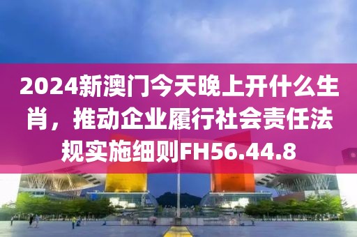 2024新澳门今天晚上开什么生肖，推动企业履行社会责任法规实施细则FH56.44.8