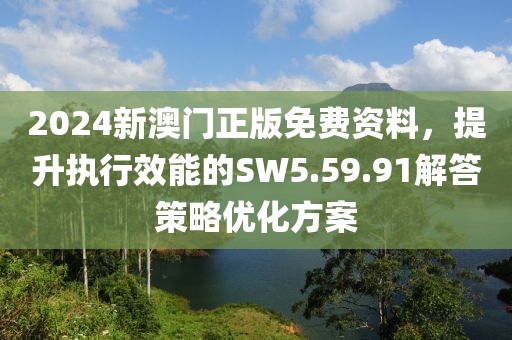 2024新澳门正版免费资料，提升执行效能的SW5.59.91解答策略优化方案