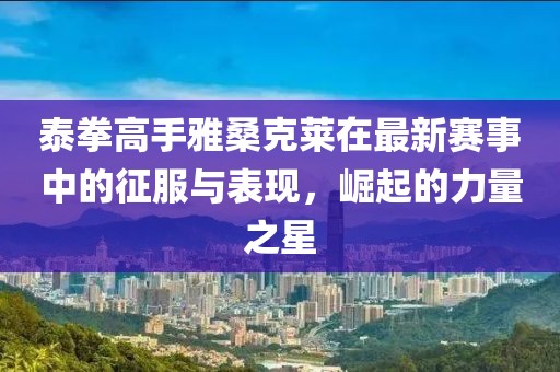 泰拳高手雅桑克莱在最新赛事中的征服与表现，崛起的力量之星