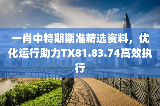 一肖中特期期准精选资料，优化运行助力TX81.83.74高效执行