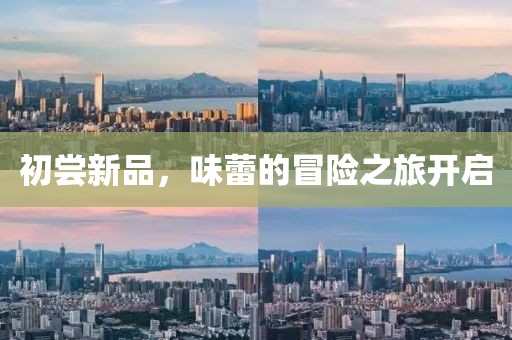 初尝新品,味蕾的冒险之旅开启