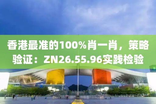 香港最准的100%肖一肖，策略验证：ZN26.55.96实践检验