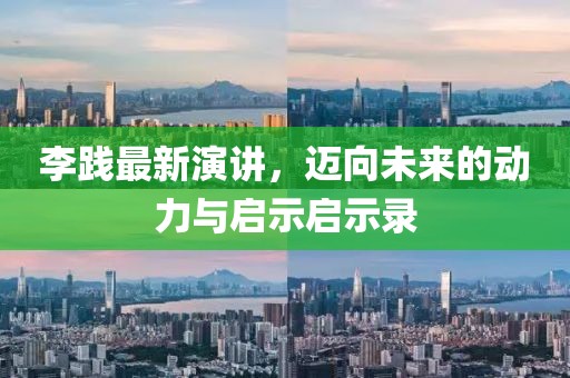 李践最新演讲,迈向未来的动力与启示启示录