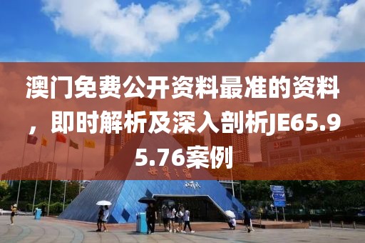 澳门免费公开资料最准的资料，即时解析及深入剖析JE65.95.76案例