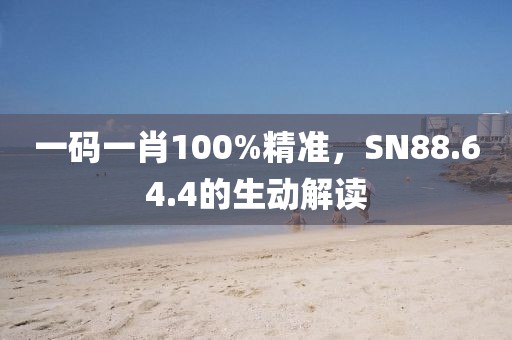 一码一肖100%精准，SN88.64.4的生动解读