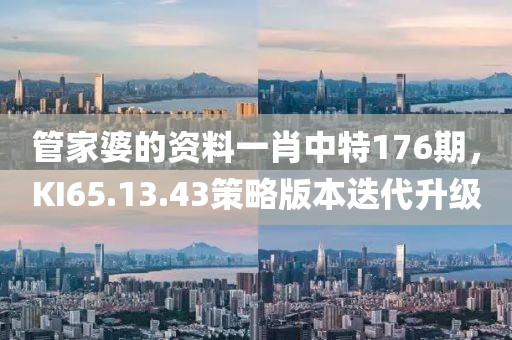 管家婆的资料一肖中特176期，KI65.13.43策略版本迭代升级