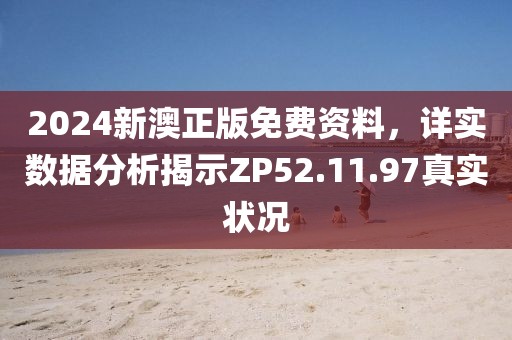 2024新澳正版免费资料，详实数据分析揭示ZP52.11.97真实状况