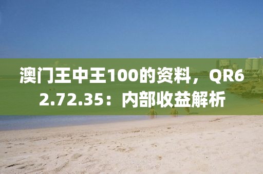 澳门王中王100的资料，QR62.72.35：内部收益解析