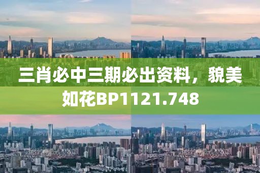 三肖必中三期必出资料，貌美如花BP1121.748