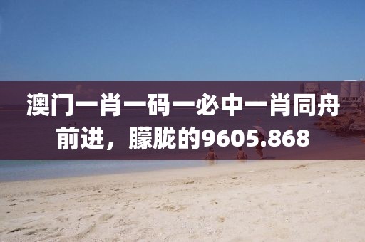 澳门一肖一码一必中一肖同舟前进，朦胧的9605.868