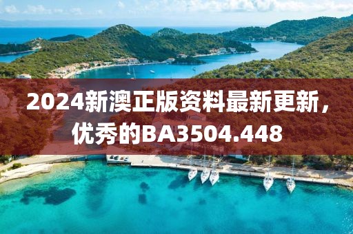 2024新澳正版资料最新更新，优秀的BA3504.448
