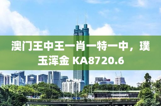 澳门王中王一肖一特一中，璞玉浑金 KA8720.6