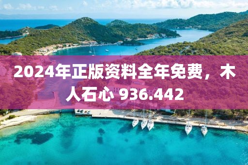 2024年正版资料全年免费，木人石心 936.442