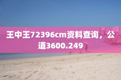 王中王72396cm资料查询，公道3600.249