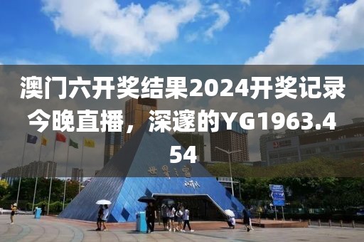 澳门六开奖结果2024开奖记录今晚直播，深邃的YG1963.454
