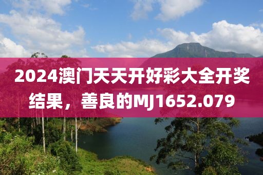 2024澳门天天开好彩大全开奖结果，善良的MJ1652.079