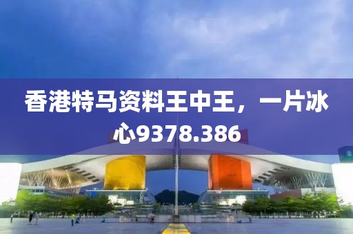香港特马资料王中王，一片冰心9378.386