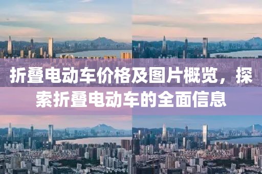 折叠电动车价格及图片概览，探索折叠电动车的全面信息