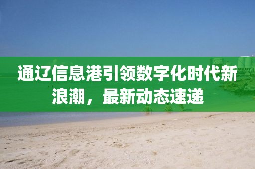 通辽信息港引领数字化时代新浪潮，最新动态速递