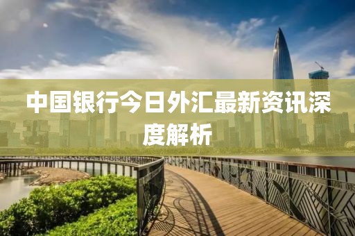 中国银行今日外汇最新资讯深度解析