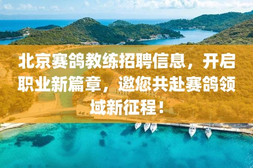 北京赛鸽教练招聘信息，开启职业新篇章，邀您共赴赛鸽领域新征程！