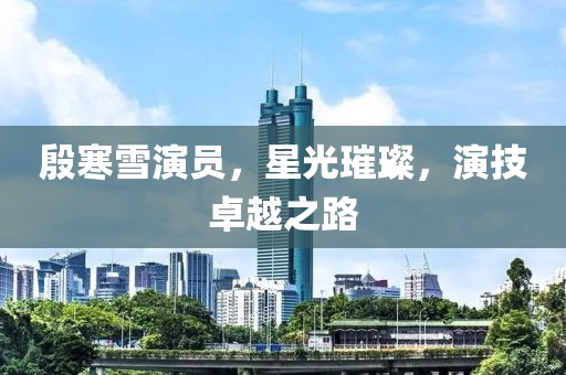 殷寒雪演员，星光璀璨，演技卓越之路