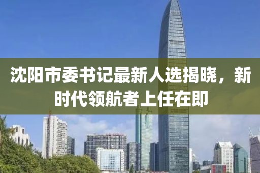 沈阳市委书记最新人选揭晓，新时代领航者上任在即