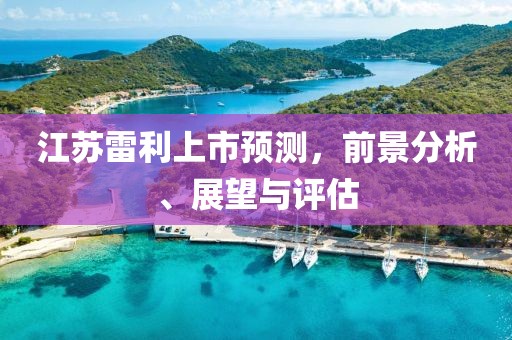 江苏雷利上市预测，前景分析、展望与评估
