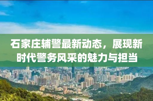 石家庄辅警最新动态，展现新时代警务风采的魅力与担当