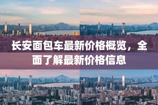 长安面包车最新价格概览，全面了解最新价格信息