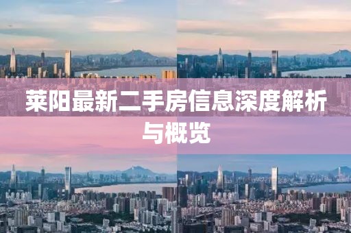 莱阳最新二手房信息深度解析与概览