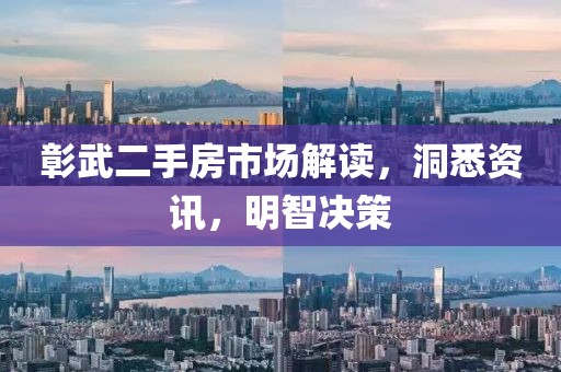 彰武二手房市场解读，洞悉资讯，明智决策