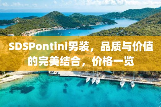 SDSPontini男装，品质与价值的完美结合，价格一览