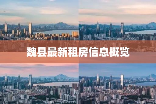 魏县最新租房信息概览